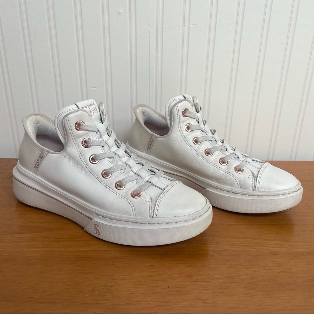 Skechers Snoop Dogg Slip On Sneakers White Leather Women's
8.5 Collab